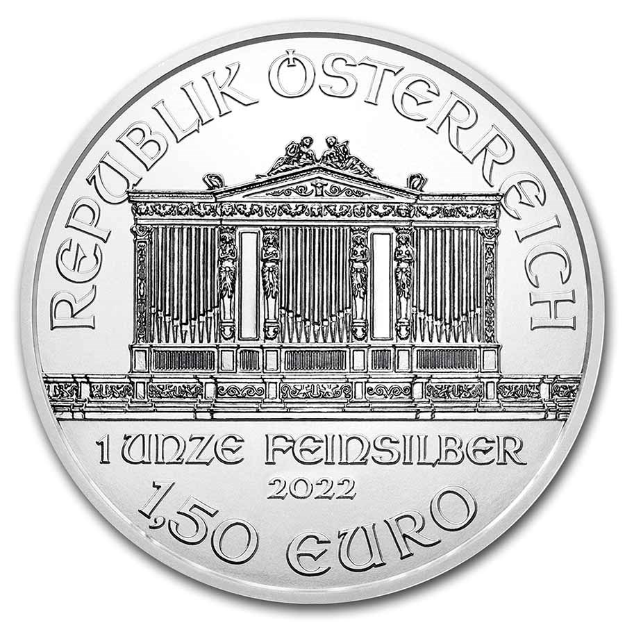 Silver Vienna Philharmonics Coin 2022 - 1 oz